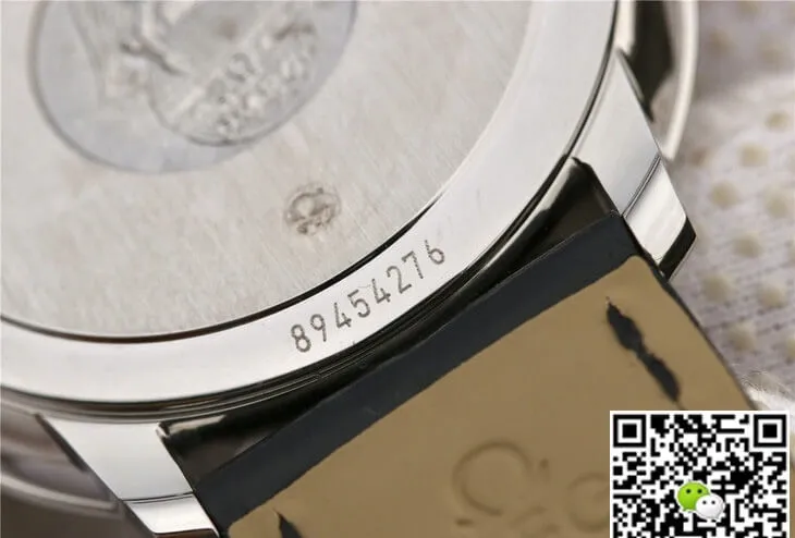 Omega De Ville 424.13.40.20.02.003 MKS Factory 1:1 Best Edition Replica Watch Black Leather Strap